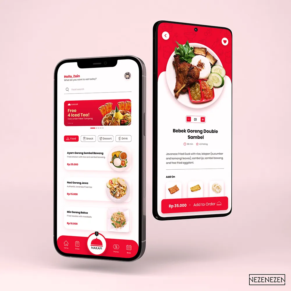 Restaurant Mobile Apps UI